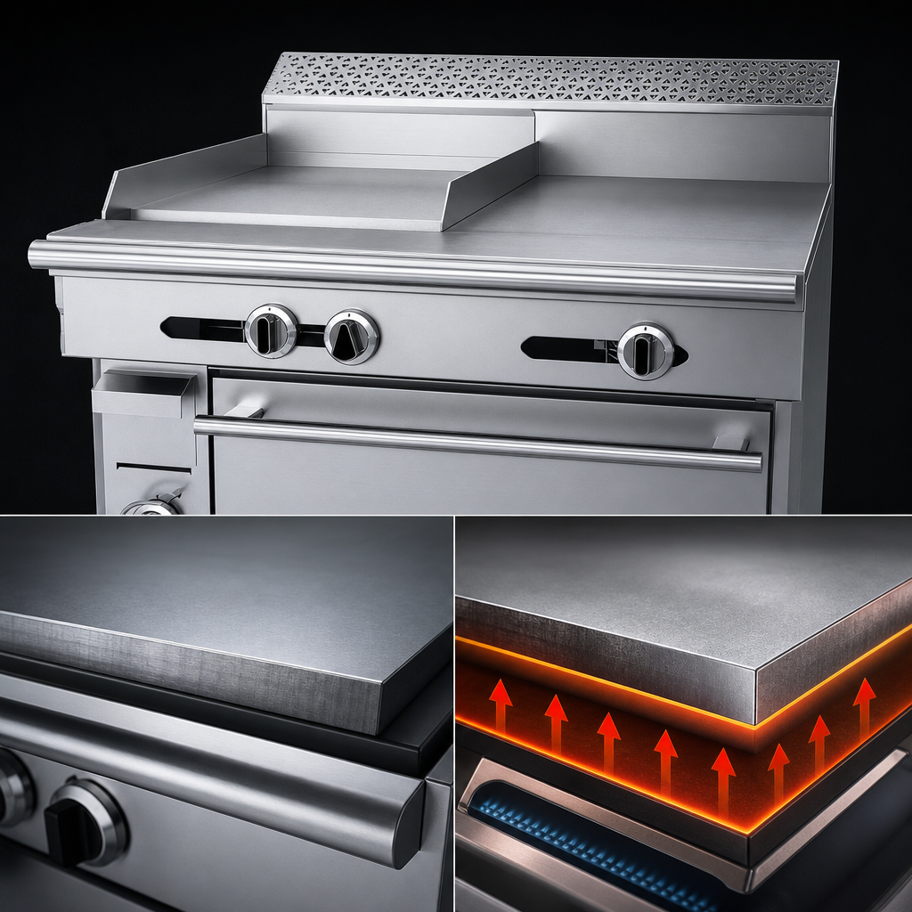 1-Inch Steel Griddle Plate
