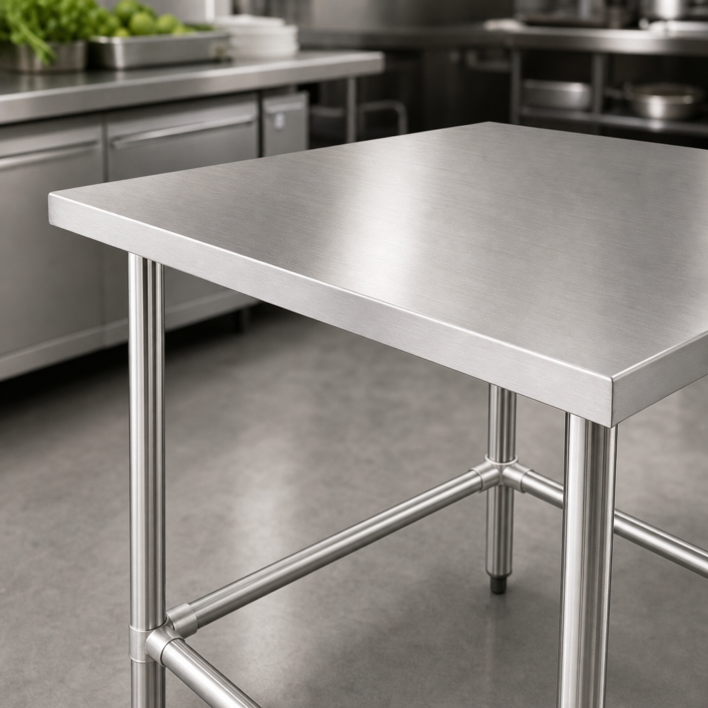 18-Gauge 304 Stainless Steel Top
