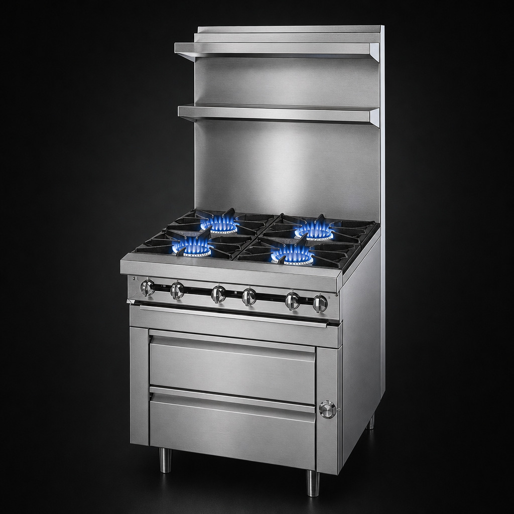 (4) 35,000 BTU Open Burners