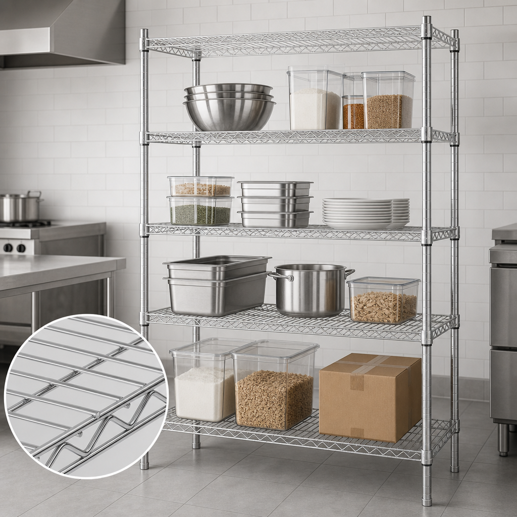 Wire Shelving Construction
