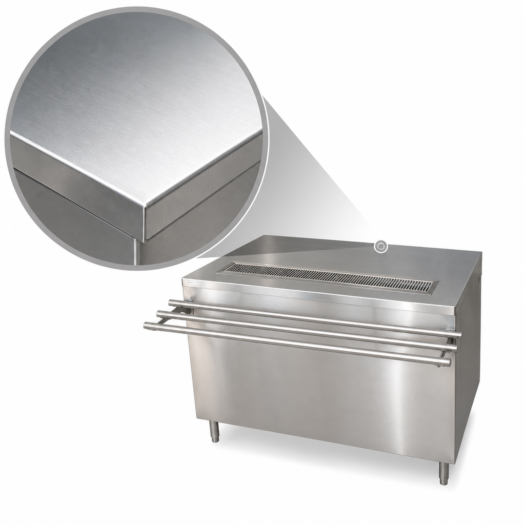 14 Gauge Stainless Steel Top