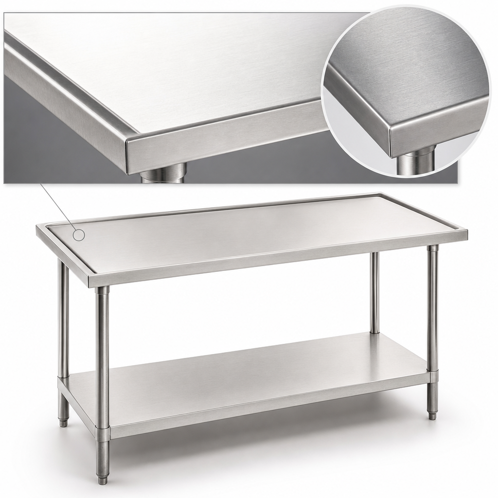 14 Gauge 304 Stainless Steel Top