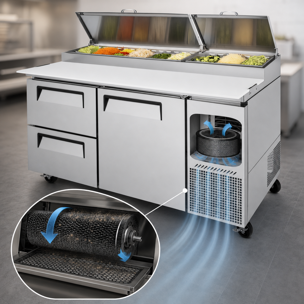 Self-Cleaning Condenser