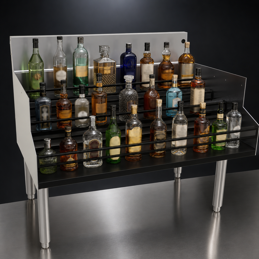 Five-Step Bottle Display