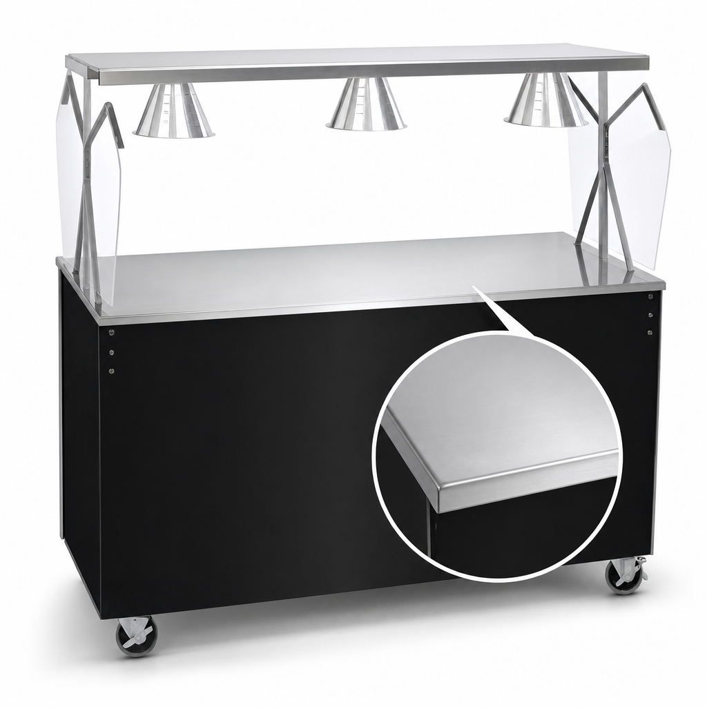 One-Piece Stainless Steel Top