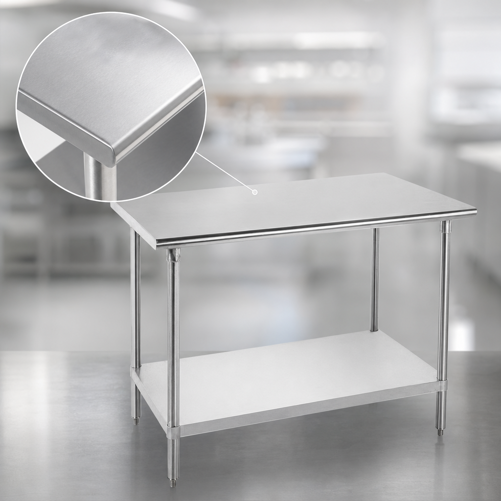 14 Gauge 304 Stainless Steel Top