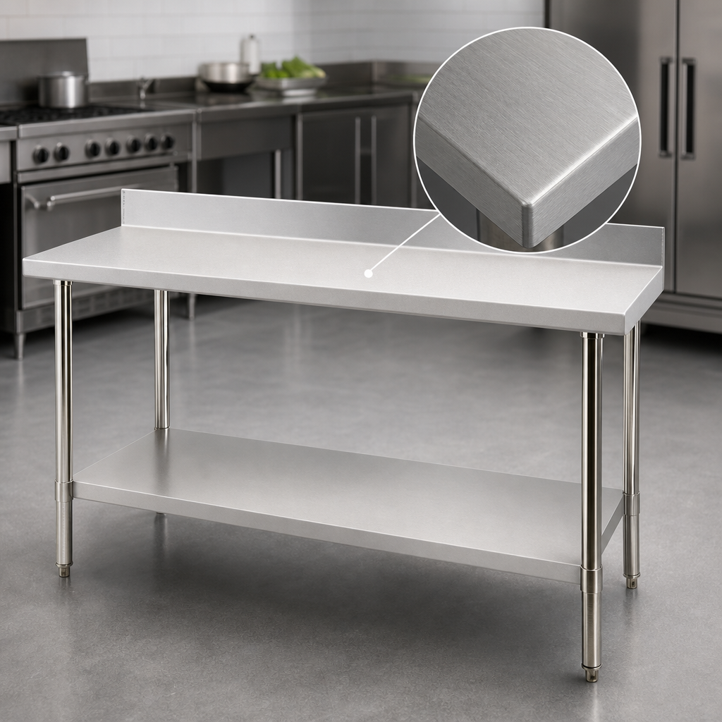 20-Gauge 430 Stainless Steel Flat Top