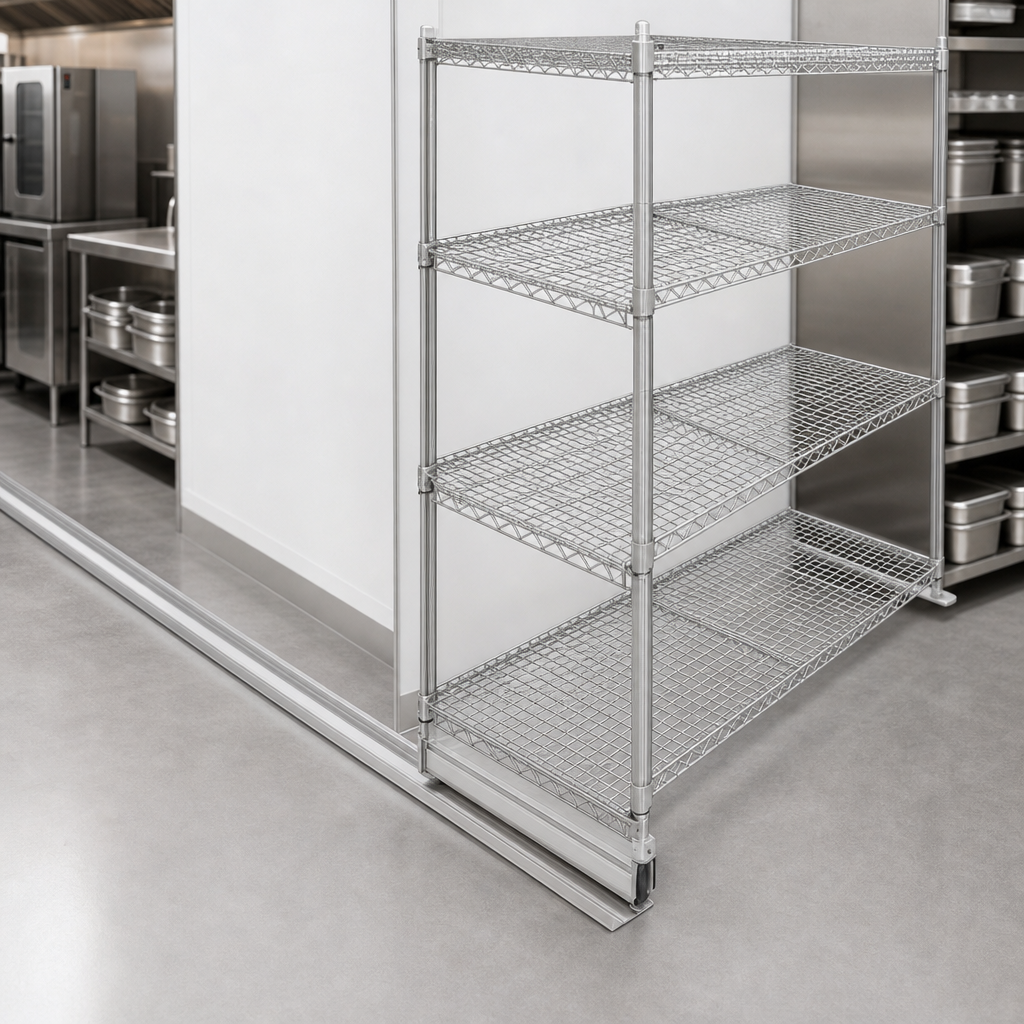Single-Deep Floor-Trak System