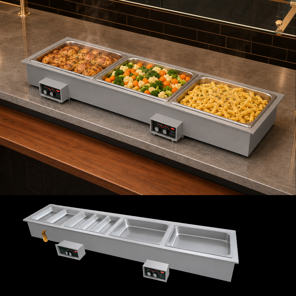 Three Full-Size Pan Capacity