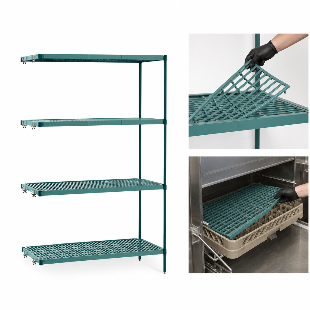 Removable Polymer Shelf Mats