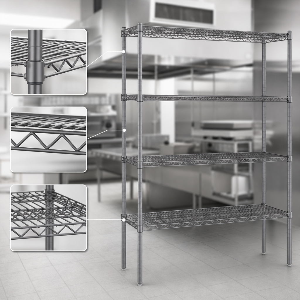 Patented QuadTruss Shelf Design