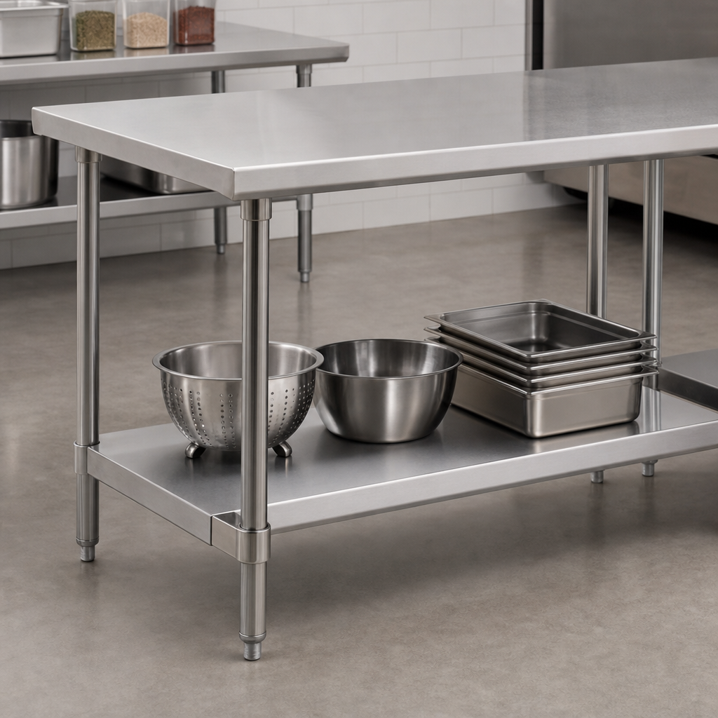 Work Table Undershelf Design