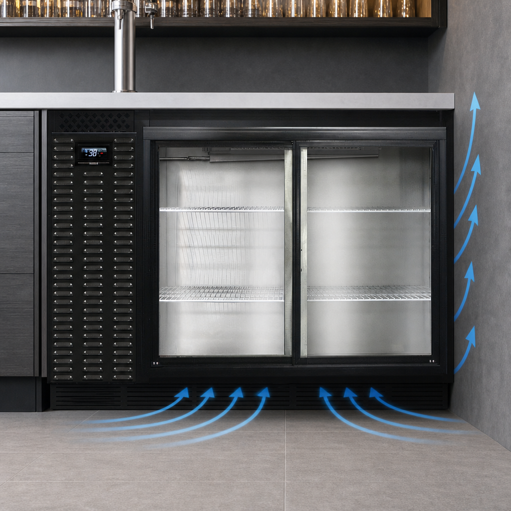 Front Breathing Refrigeration System