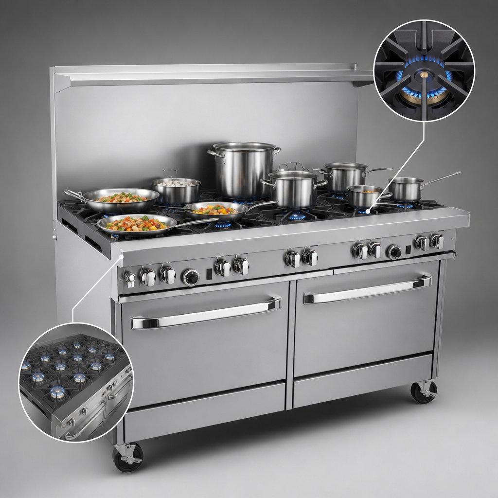 10 Open Burners