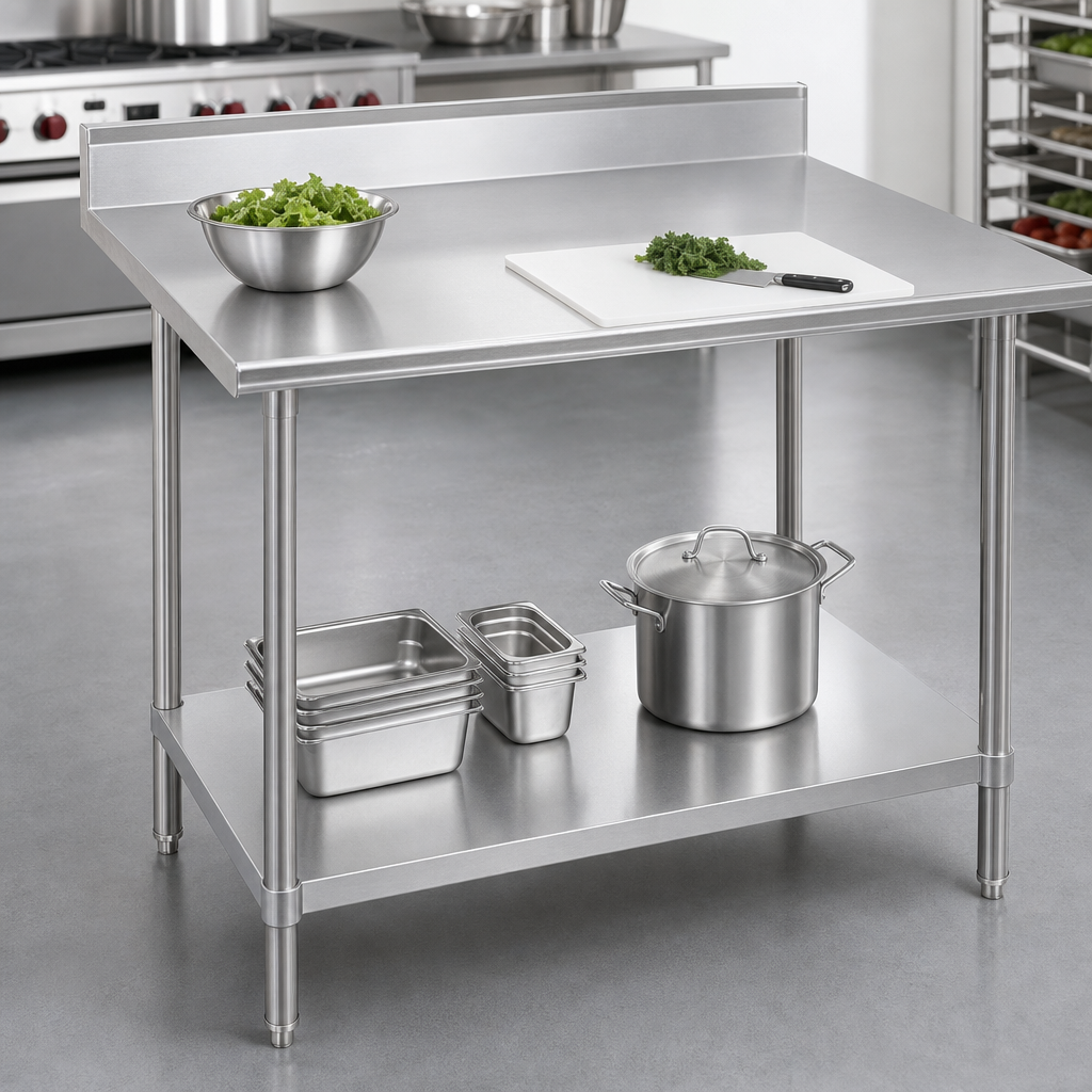 14-Gauge 304 Stainless Steel Top