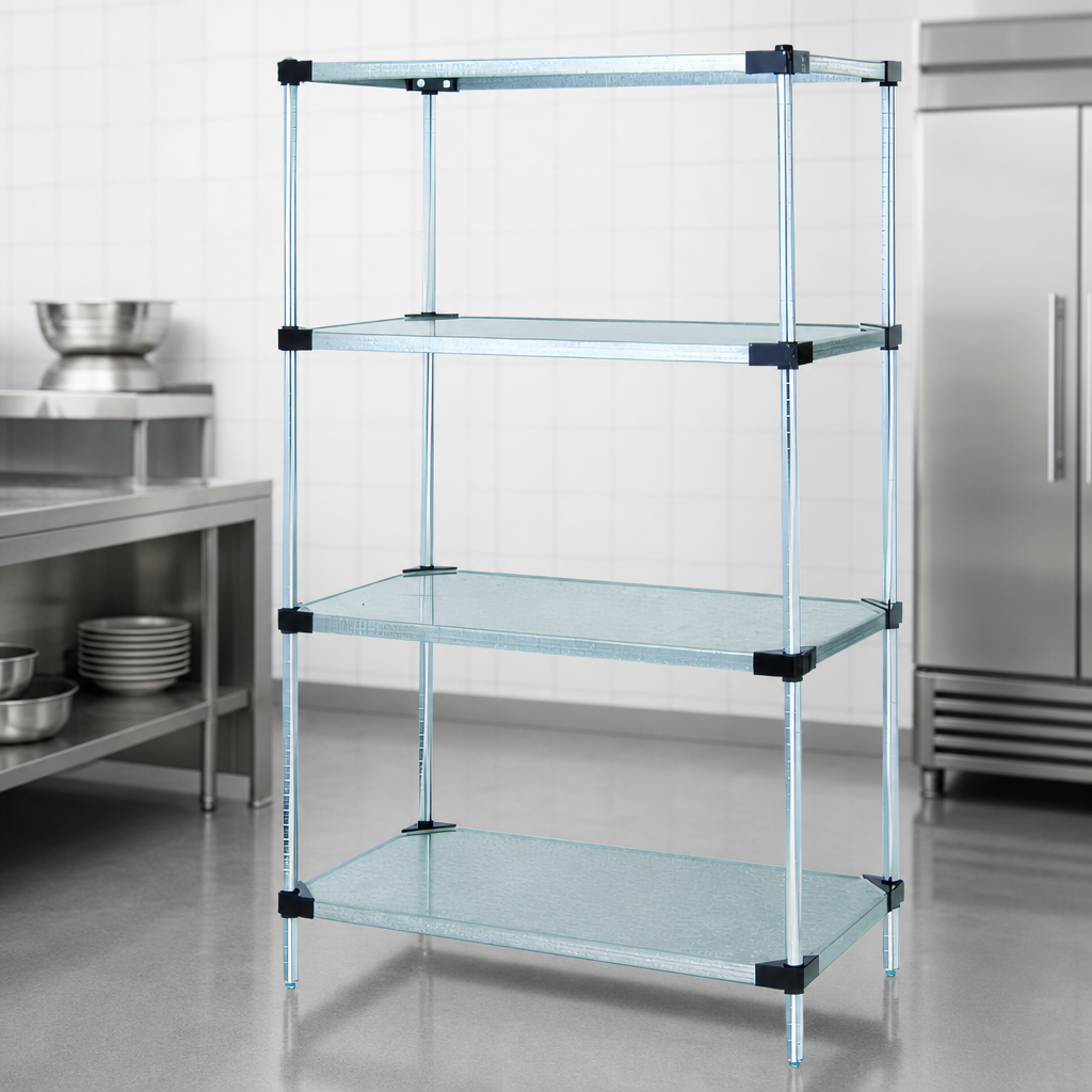 Four Solid Shelves
