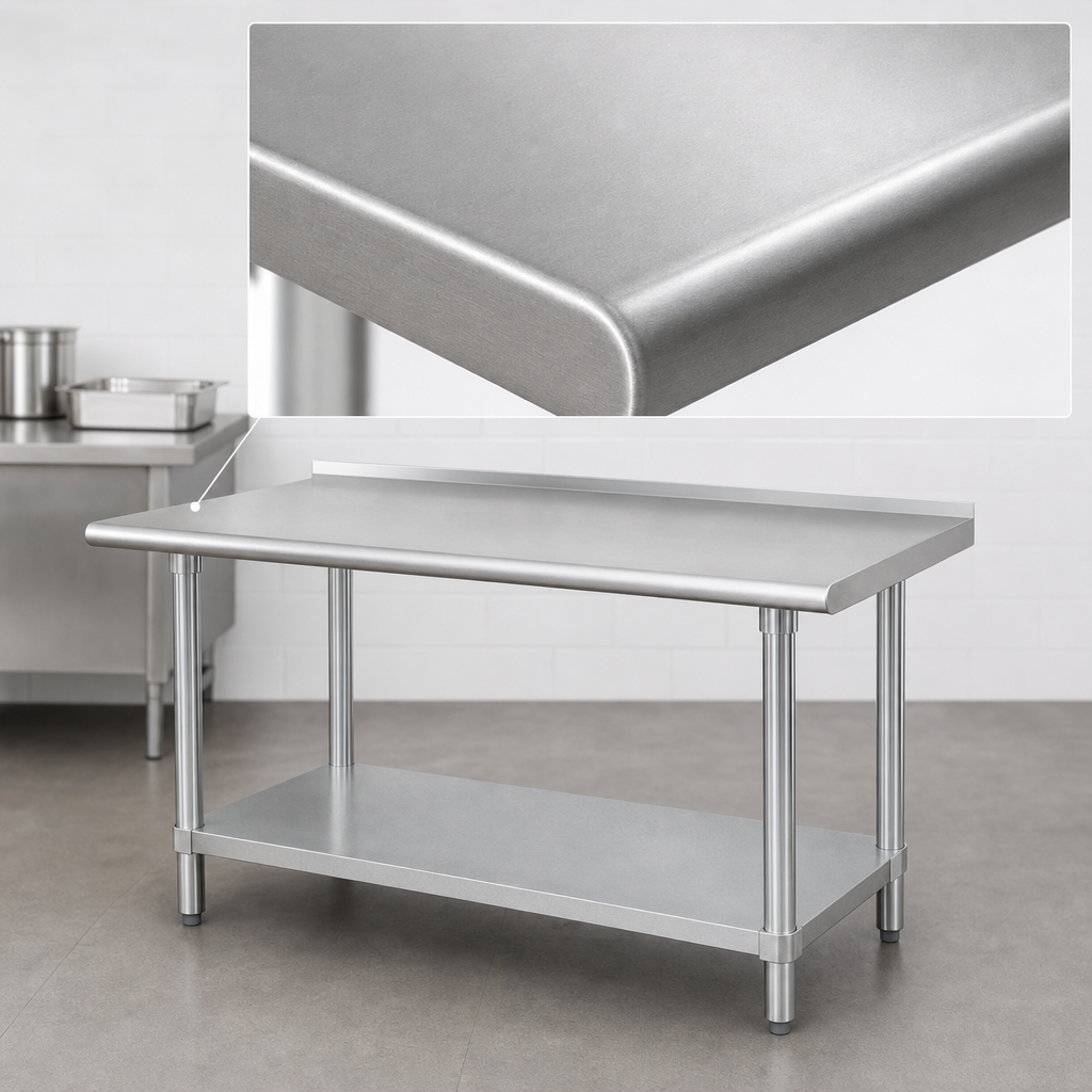 16 Gauge Stainless Steel Top