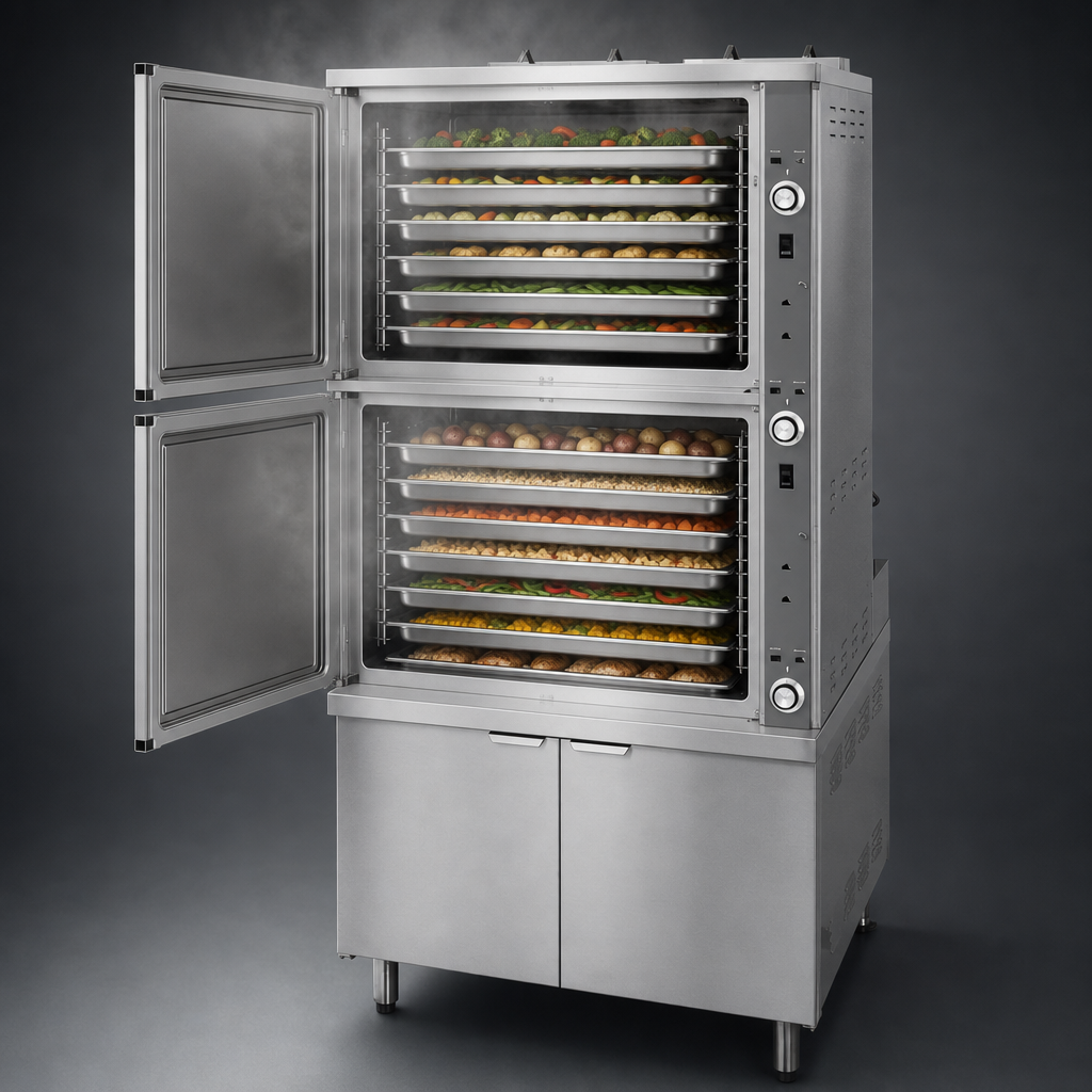 Two Steaming Compartments