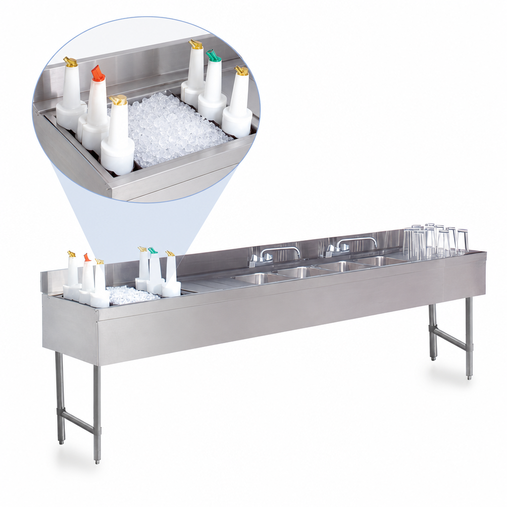 Left-Side Insulated Ice Bin