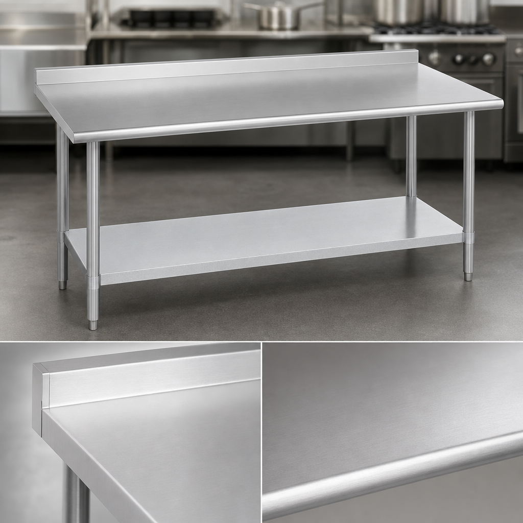 16-Gauge 400 Series Stainless Steel Top