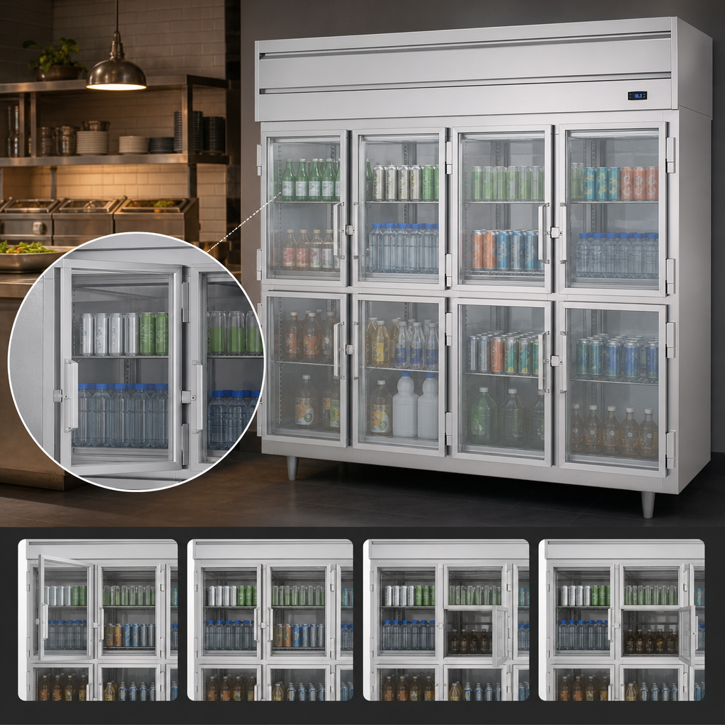 Eight Glass Half Doors