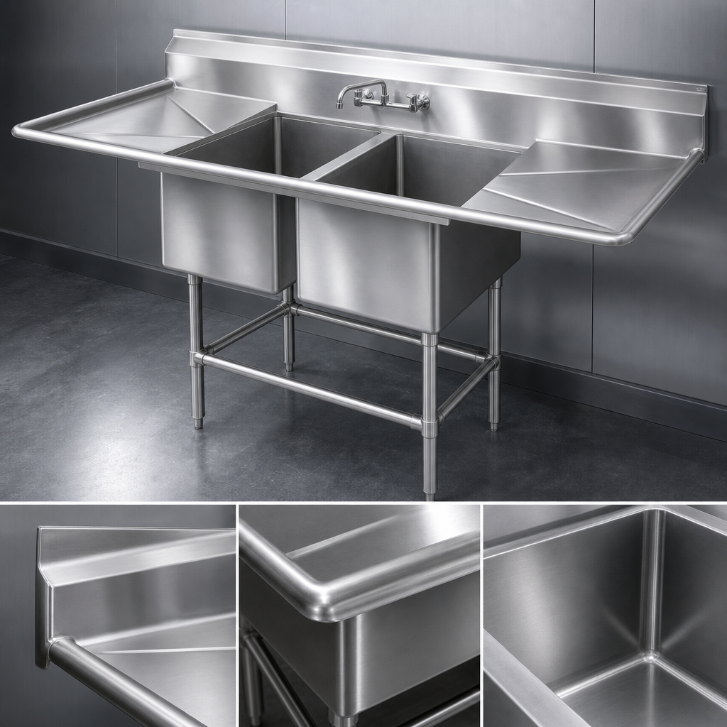 14-Gauge Stainless Steel Construction