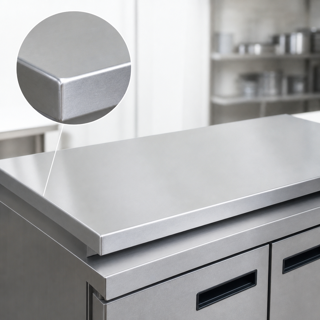 16-Gauge Stainless Steel Surface