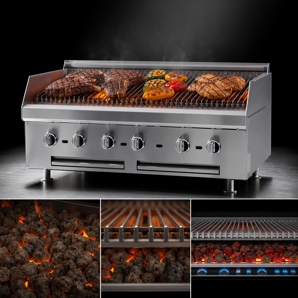 Lava Rock Briquette Heating