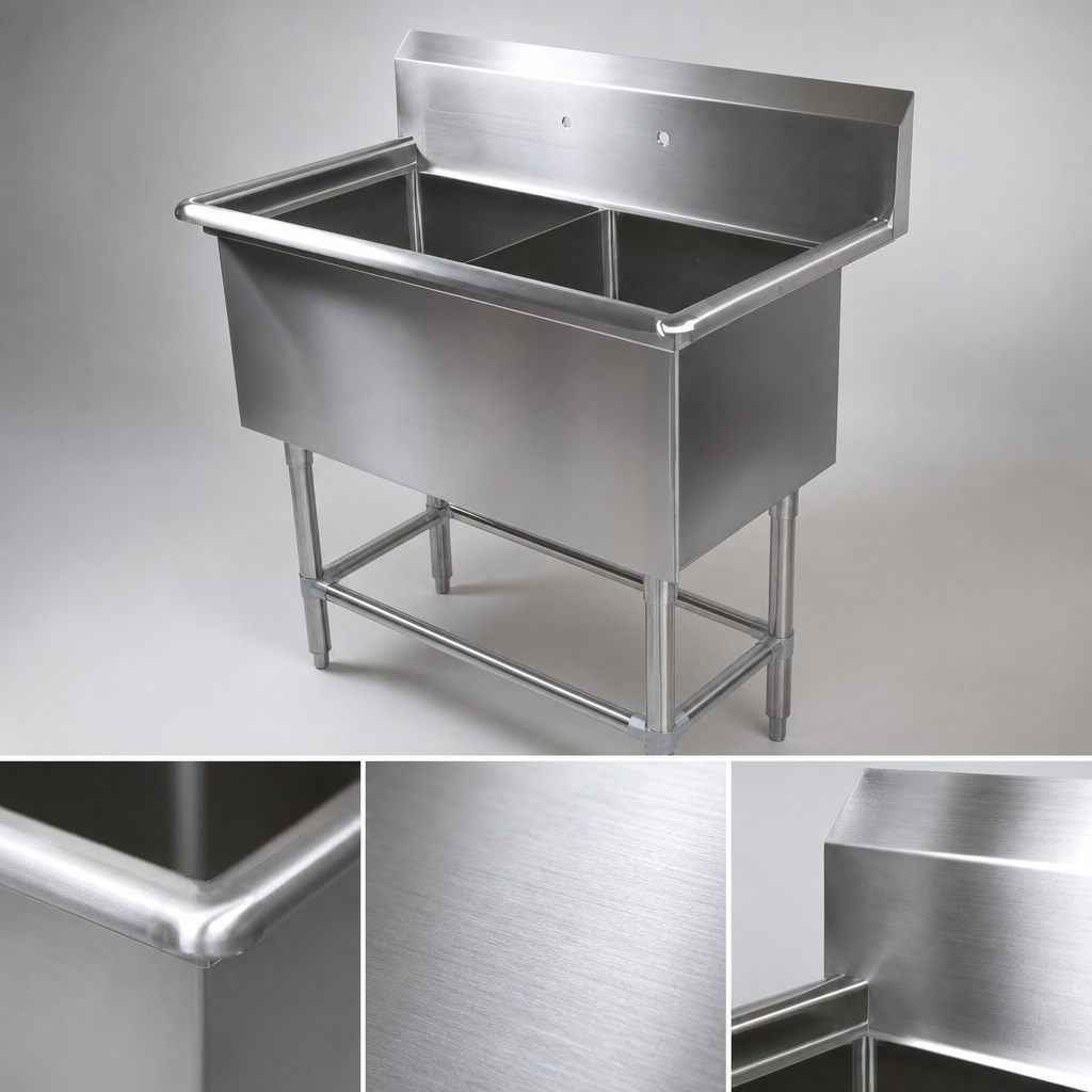 14-Gauge Type 300 Stainless Steel Top
