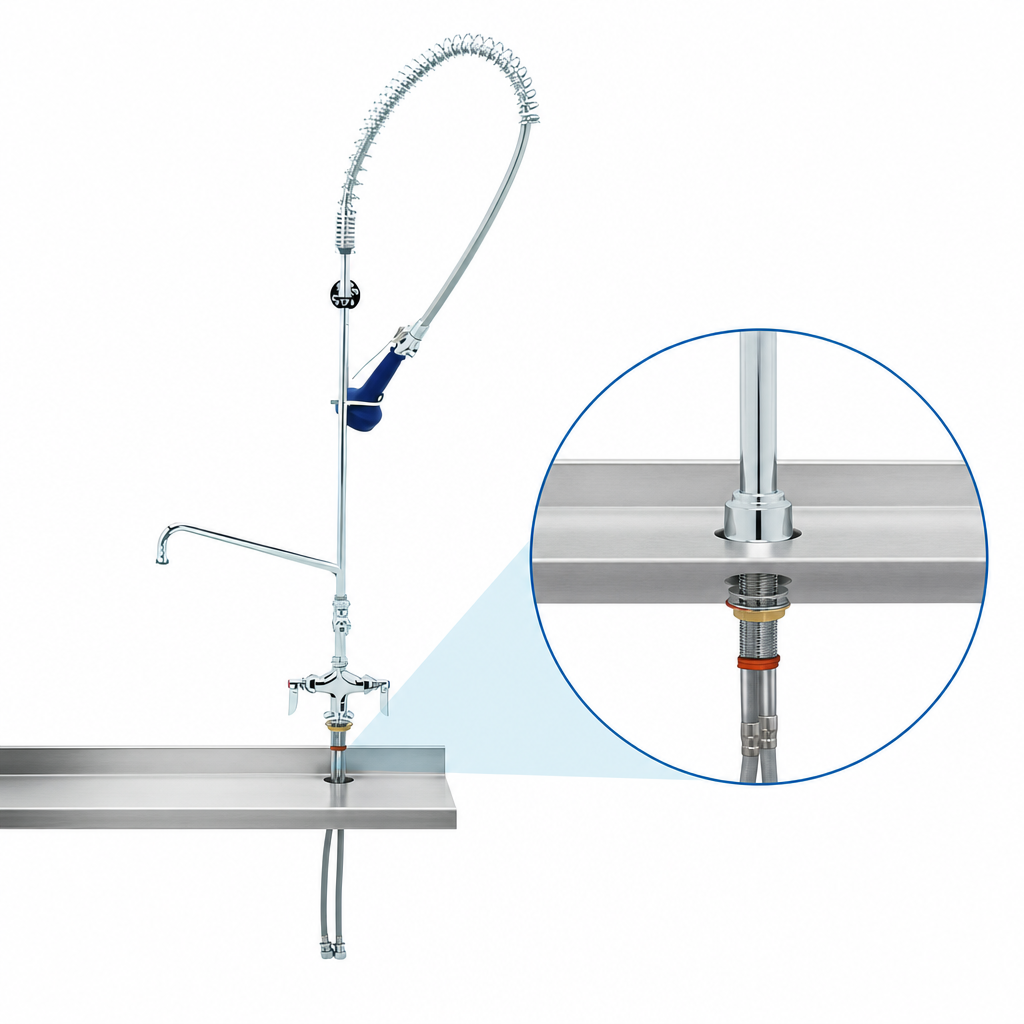 Single-Hole Deck Mount Base