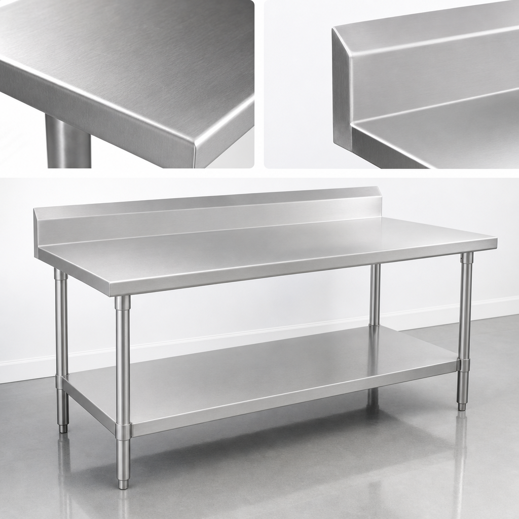 16-Gauge 300-Series Stainless Steel Top