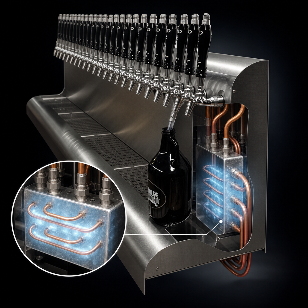 Glycol-Cooled Beverage Head
