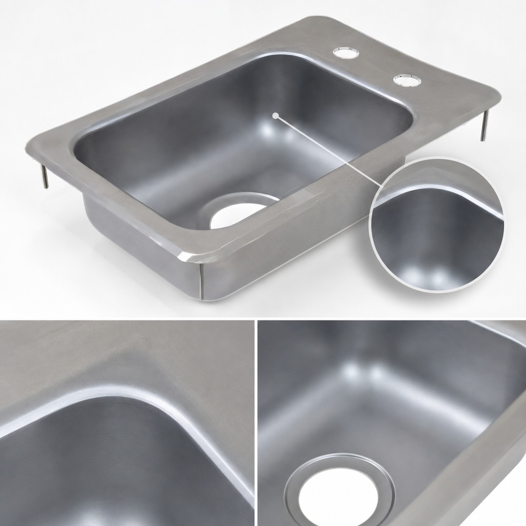 One-Piece Deep-Drawn Bowl