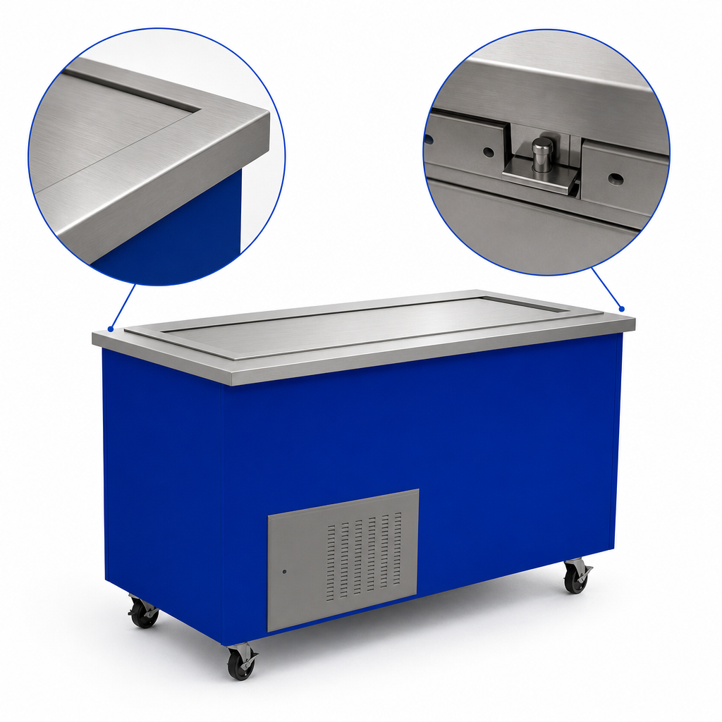 16-Gauge Stainless Steel Top
