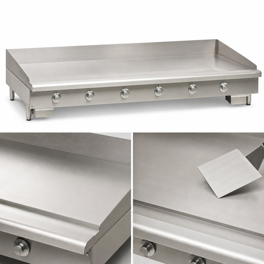 Polished Steel Griddle Plate
