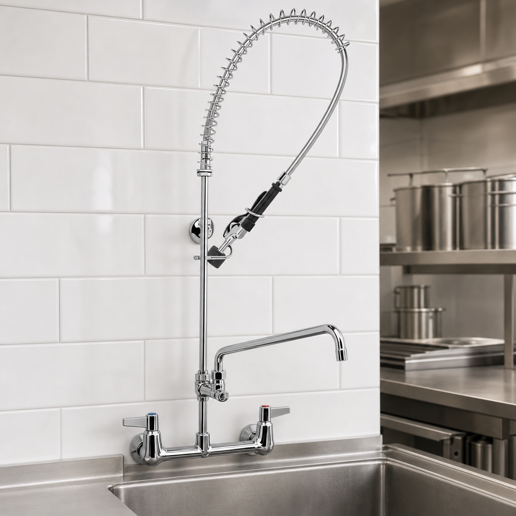 Wall-Mount Mixing Faucet