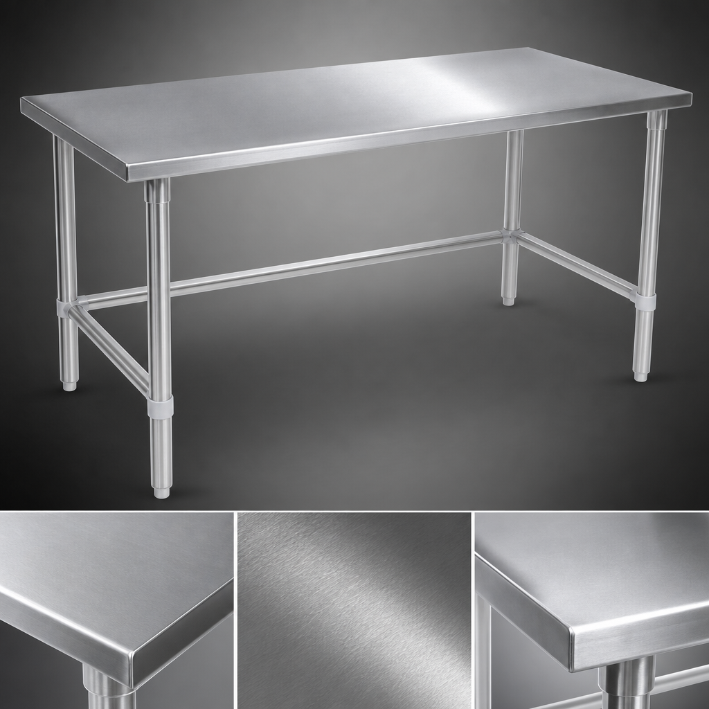 16-Gauge Stainless Steel Top