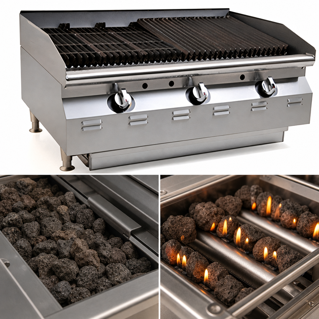 Lava Rock Heating System
