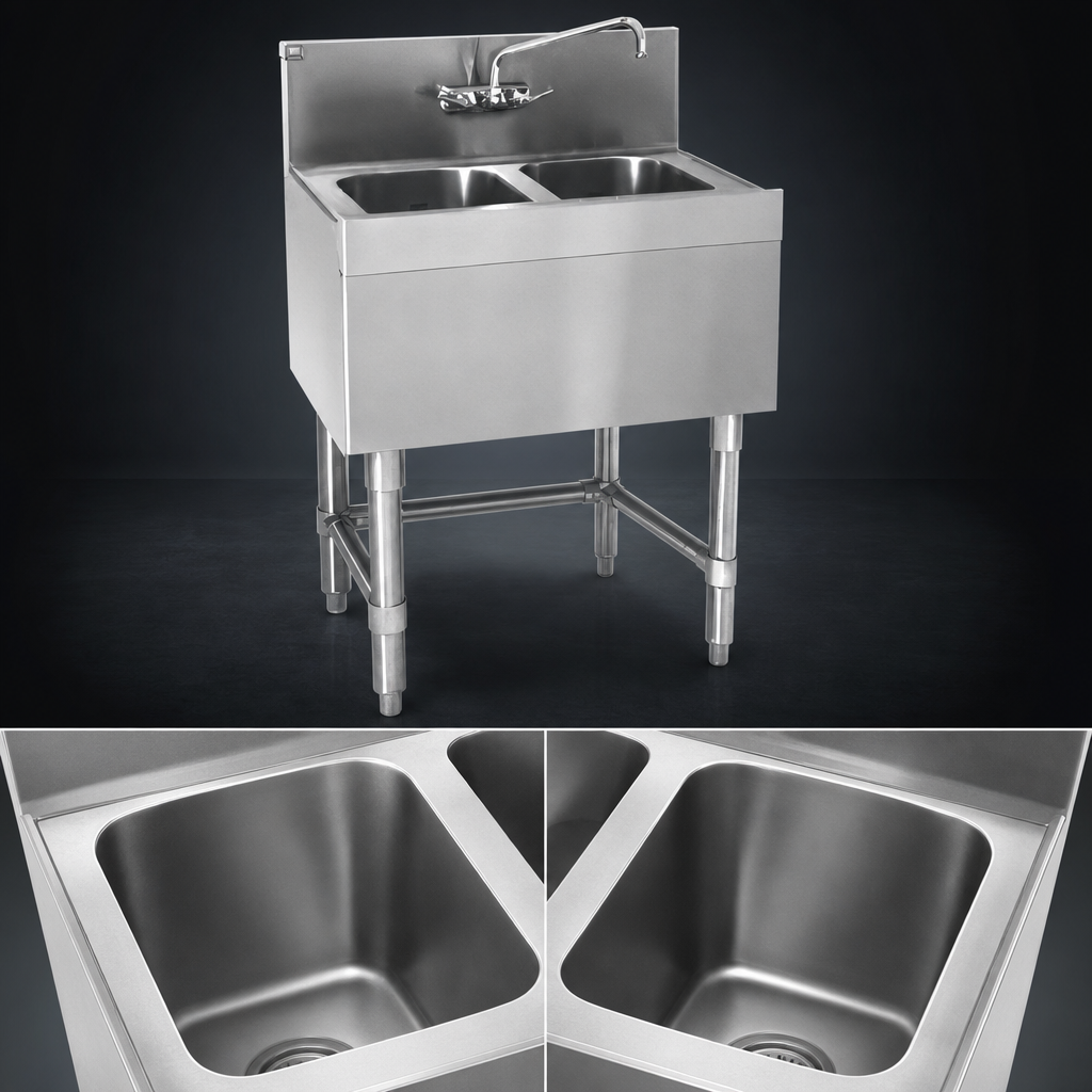 Two Compartment Sink Bowls