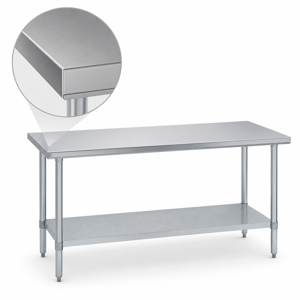 14-Gauge Stainless Steel Top