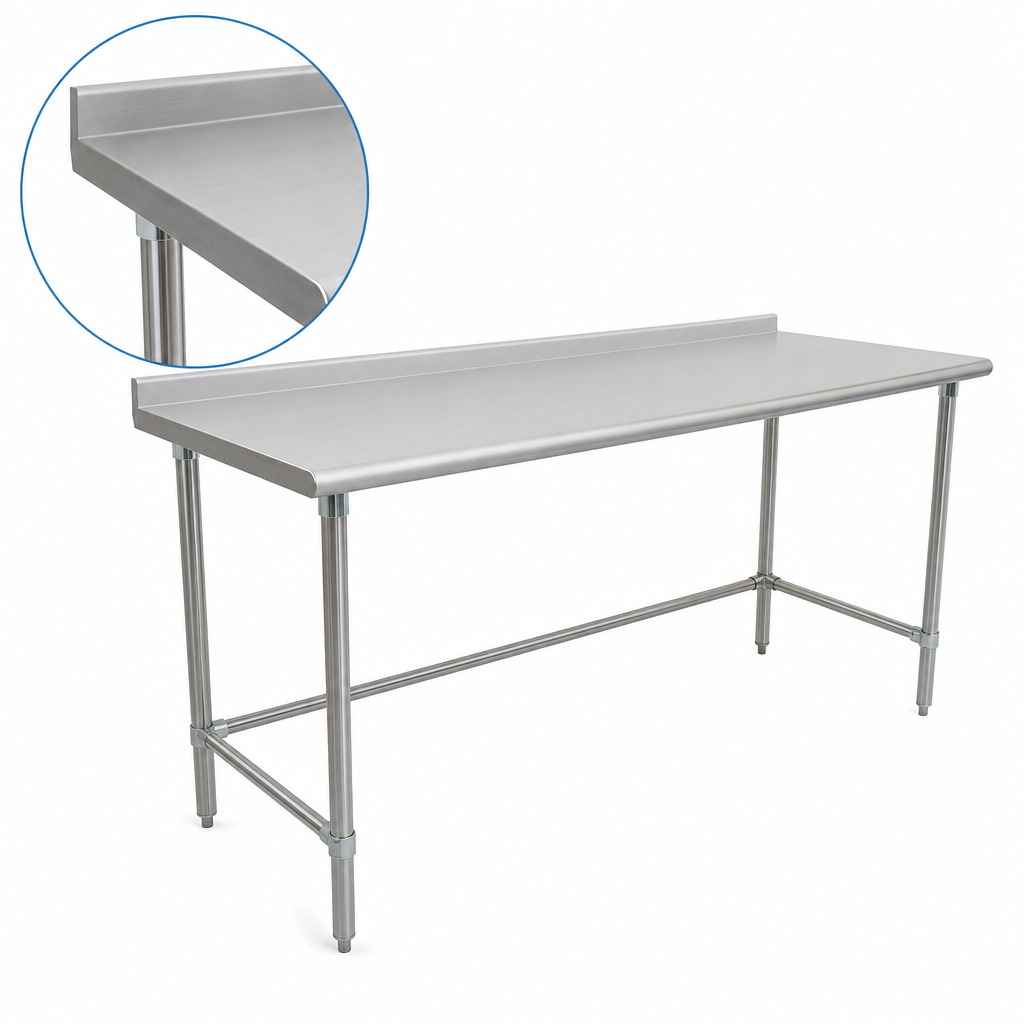 16-Gauge Stainless Steel Top