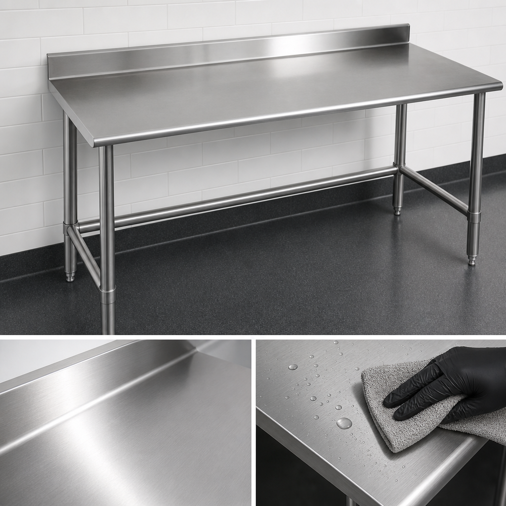 14-Gauge 300-Series Stainless Steel Top
