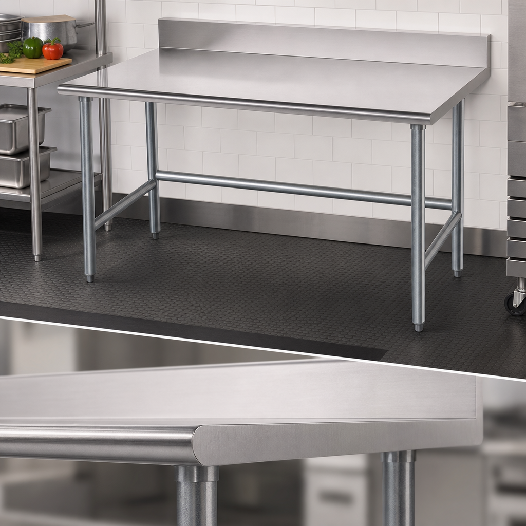 14-Gauge 304 Stainless Steel Top