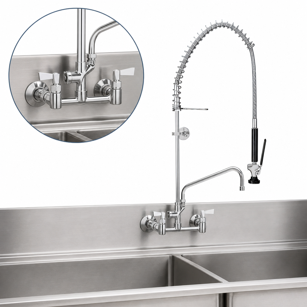 8-Inch On-Center Splash Mount