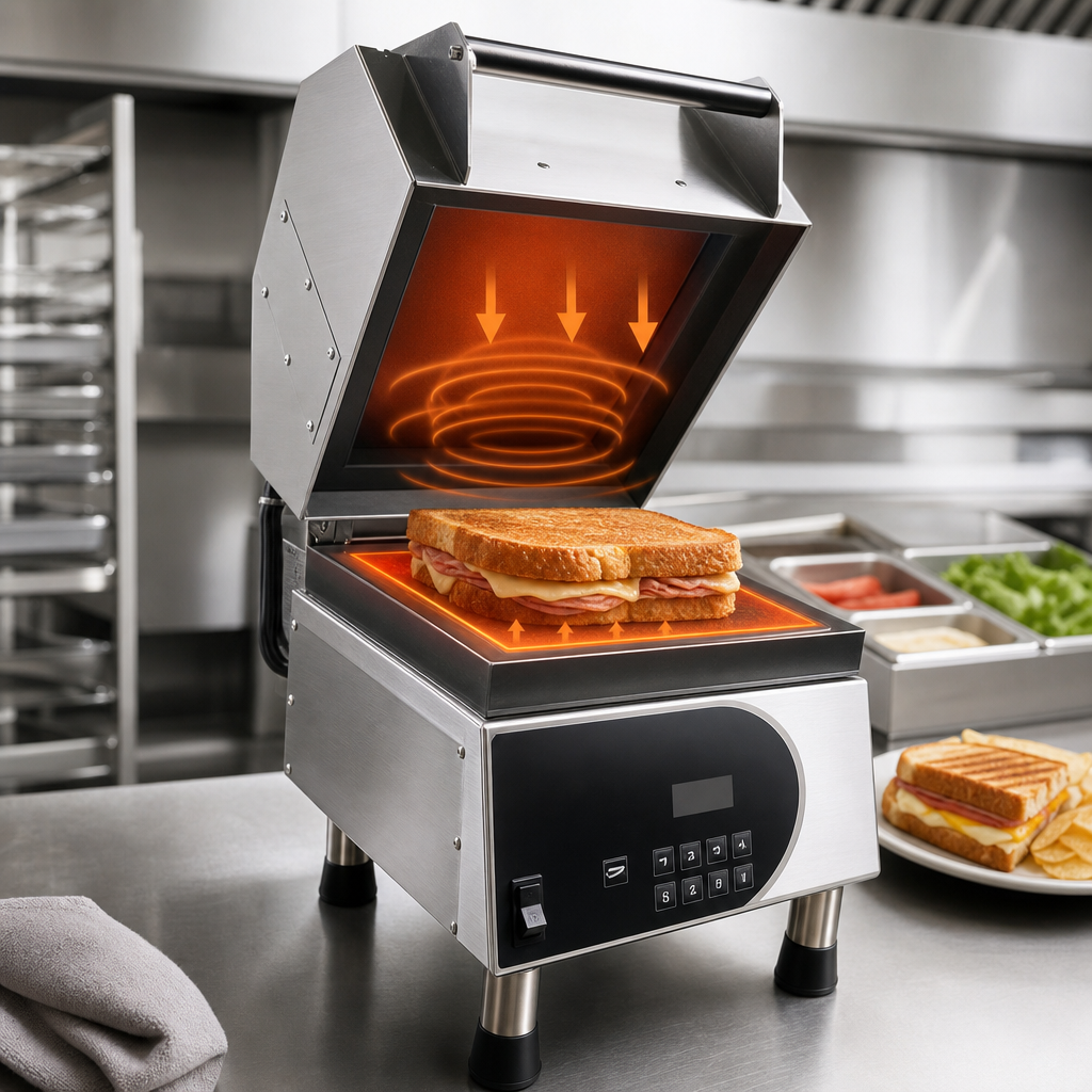 Integrated Conduction and Microwave Heating