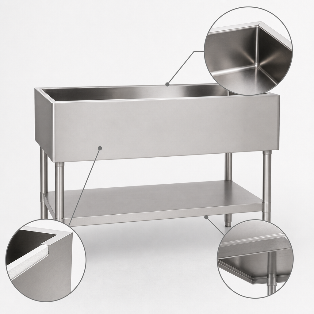 304 Stainless Steel Ice Pan