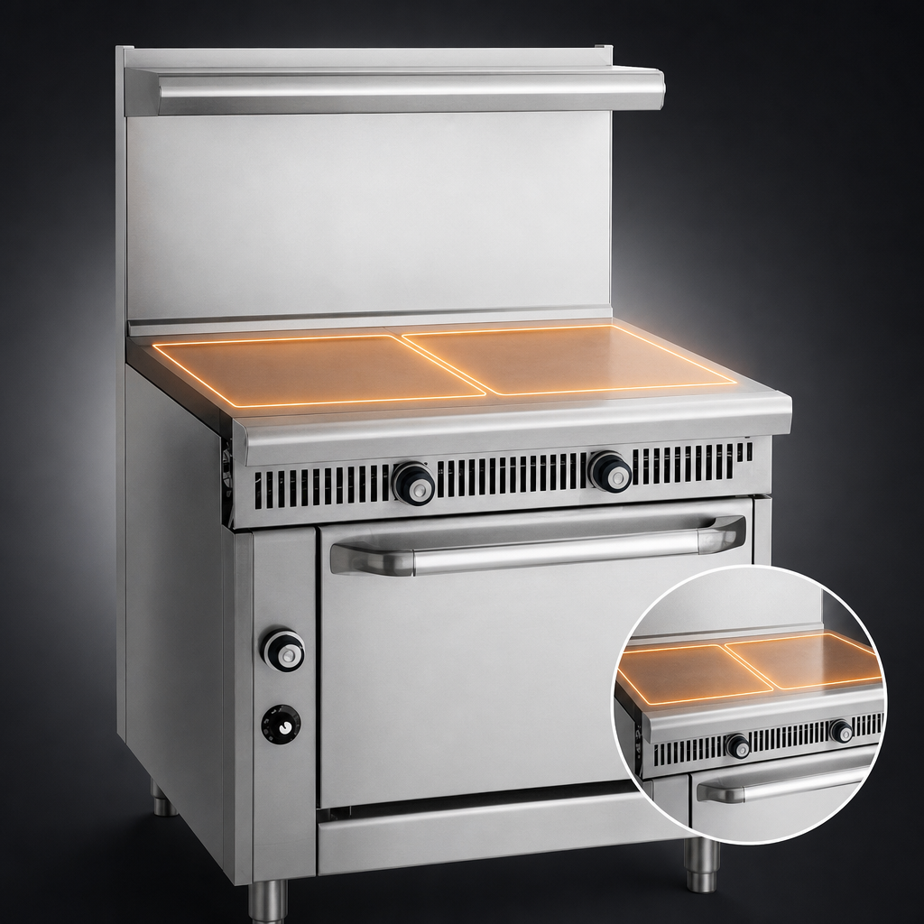 Two 18-Inch Hot Tops