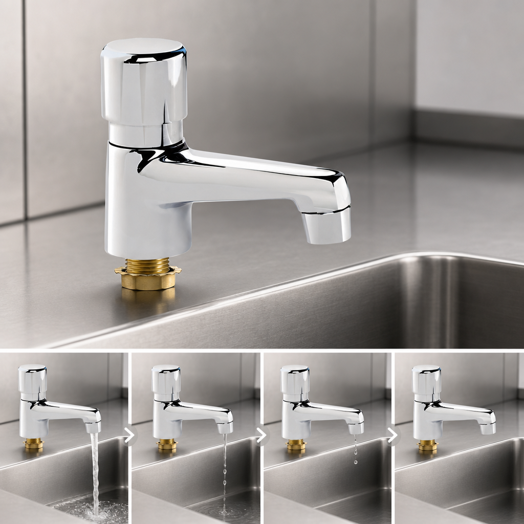 Self-Closing Metering Valve