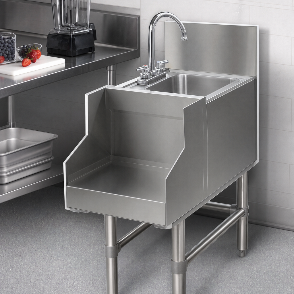 Integrated Sink Bowl