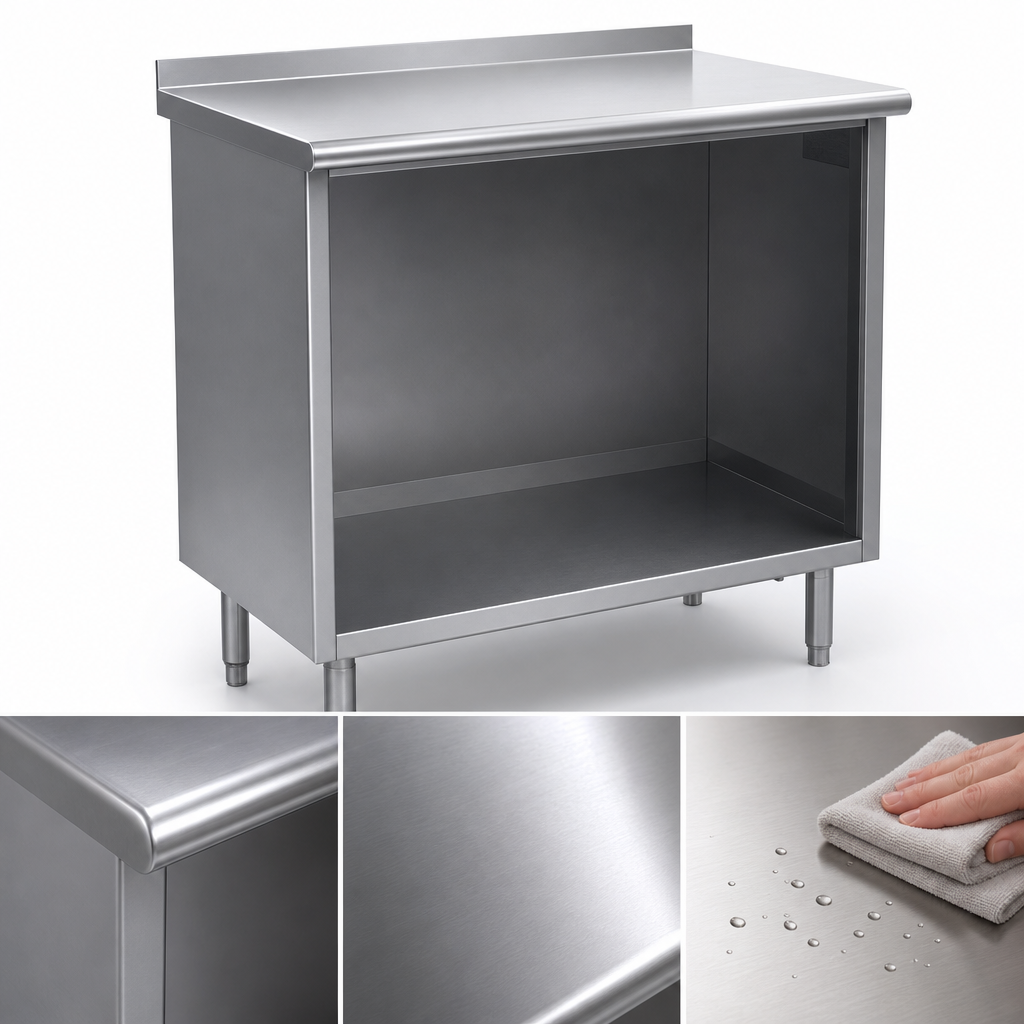 14-Gauge 304 Stainless Steel Top